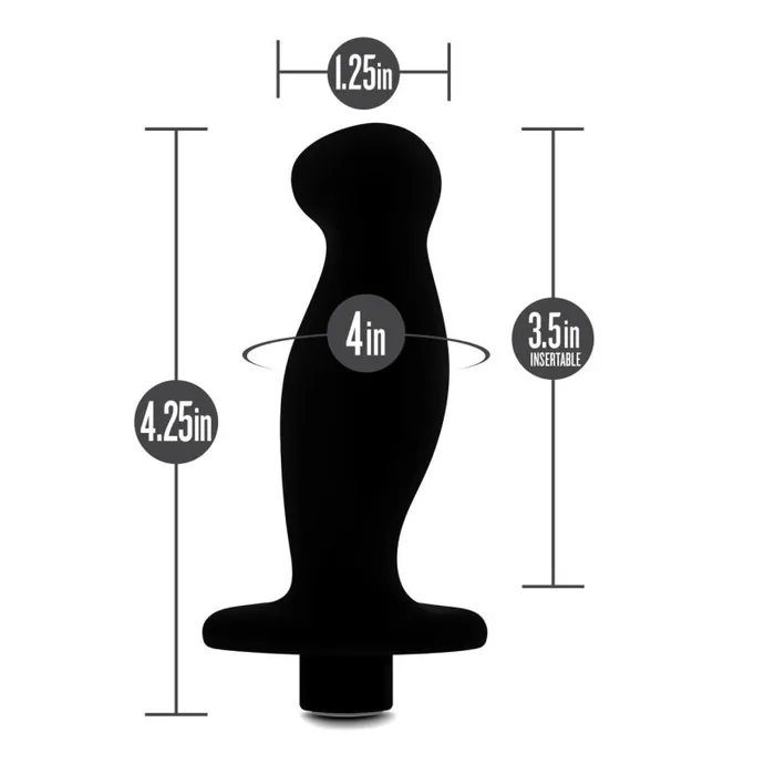 Anal Adventures Platinum Silicone Prostate Massager 02 The Toolshed AU Male Sex Toys