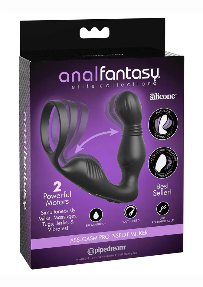Anal Fantasy Elite AssGasm Pro Rechargeable Silicone PSpot Milker Anal Fantasy Elite Anal