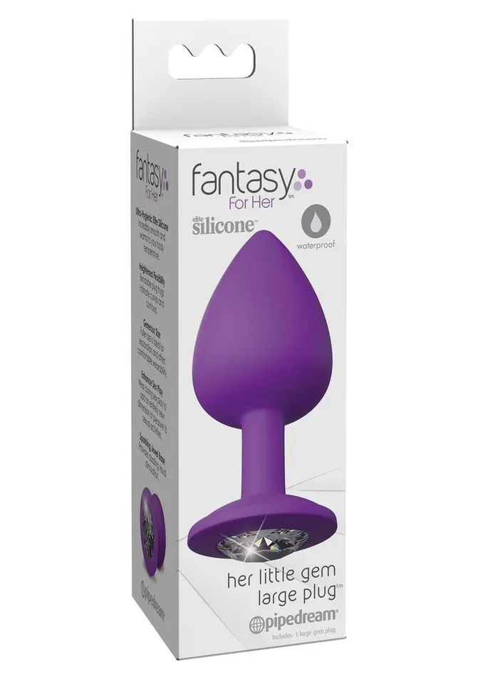 Anal Fantasy For Her Fantasy For Her Her Little Gem Large Plug Anal Play Silicone Waterproof Anal Fantasy For Her Fantasy For Her Her Little Gem Large Plug Anal Play Silicone Waterproof