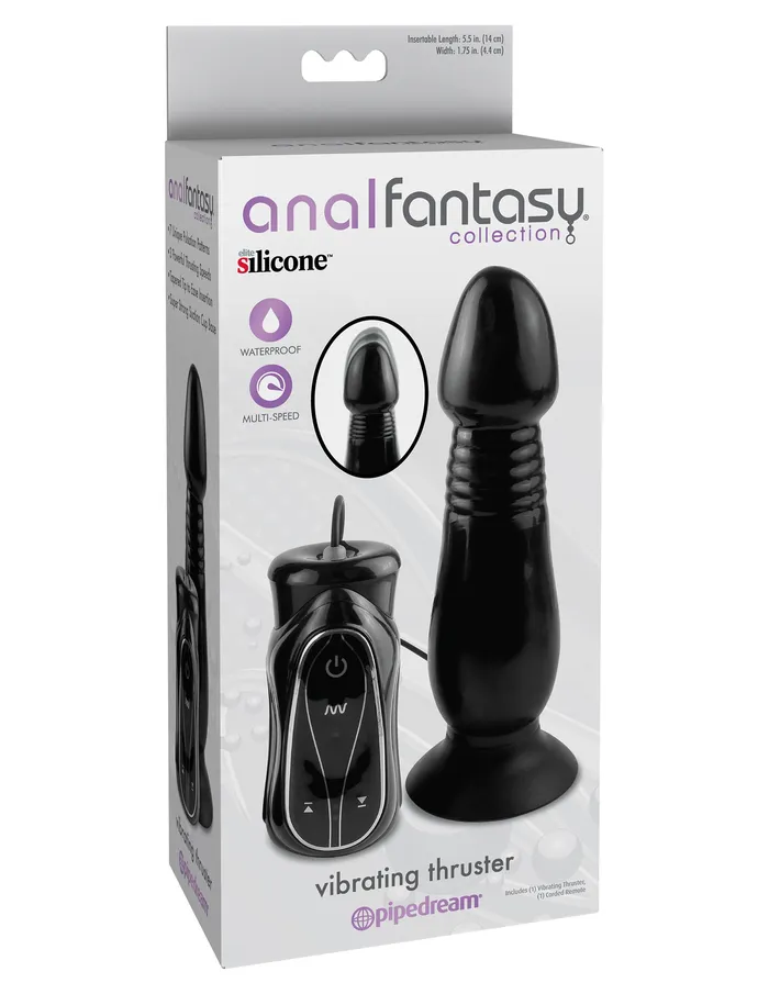 Anal Pipedream Anal Fantasy Collection Vibrating Thruster Black Anal Pipedream Anal Fantasy Collection Vibrating Thruster Black