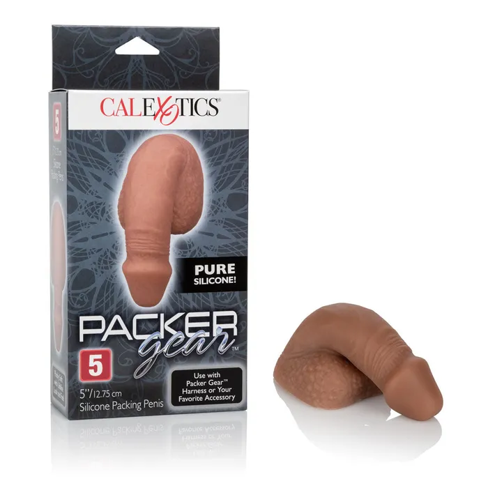 CalExotics Anal Packer Gear 5 Inch Silicone Packing Penis Brown