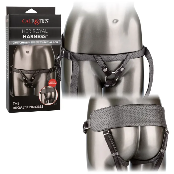 CalExotics Female Sex Toys Her Royal Harness the Regal Princess Pewter CalExotics Female Sex Toys Her Royal Harness the Regal Princess Pewter