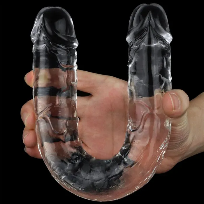 Clear Double Dildo 12in The Toolshed AU Dildos