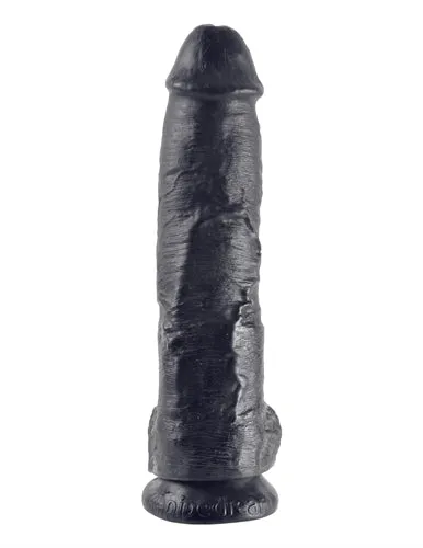 Dildos King Cock 10Inch Cock With Balls Black Pipedream