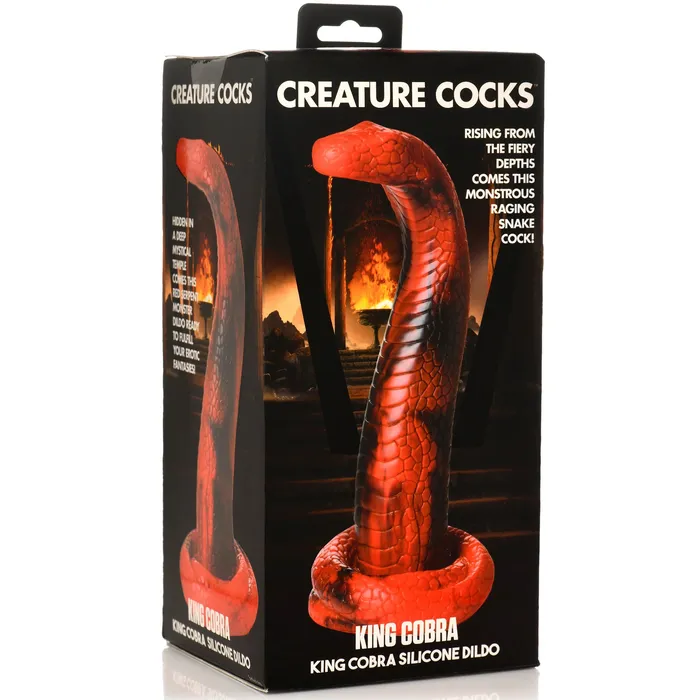 Dildos XR Brands Creature Cocks King Cobra King Cobra Silicone Dildo Red Dildos XR Brands Creature Cocks King Cobra King Cobra Silicone Dildo Red