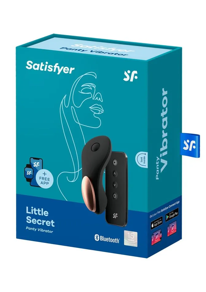 Female Sex Toys Satisfyer Little Secret Silicone Rechargeable Panty Vibrator with Remote Control Satisfyer