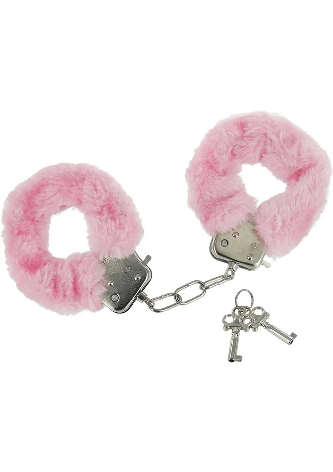 Frisky Vibrators Frisky Caught In Candy Pink Furry Cuffs