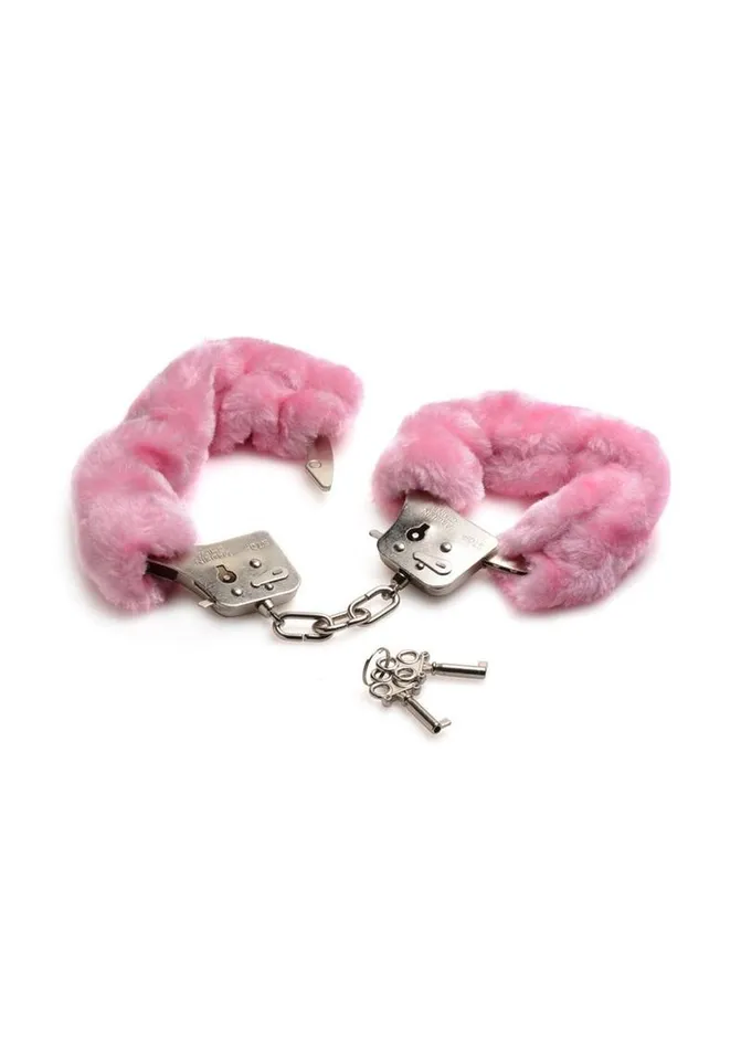 Frisky Vibrators Frisky Caught In Candy Pink Furry Cuffs