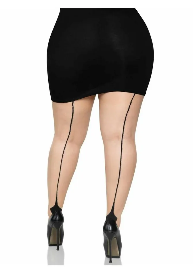 Leg Avenue Vibrators Leg Avenue Cuban Foot Pantyhose 1x2x