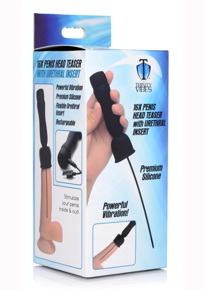 Male Sex Toys Trinity Men Trinity Men Penis Head Teaser with Uretheral Insert