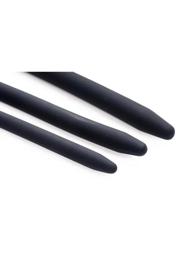 Master Series Male Sex Toys Master Series Bolted Deluxe Silicone Urethral Sounds