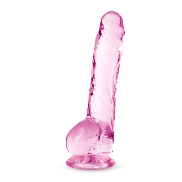 Naturally Yours Female Sex Toys Naturally Yours 8 Crystaline Dildo Rose