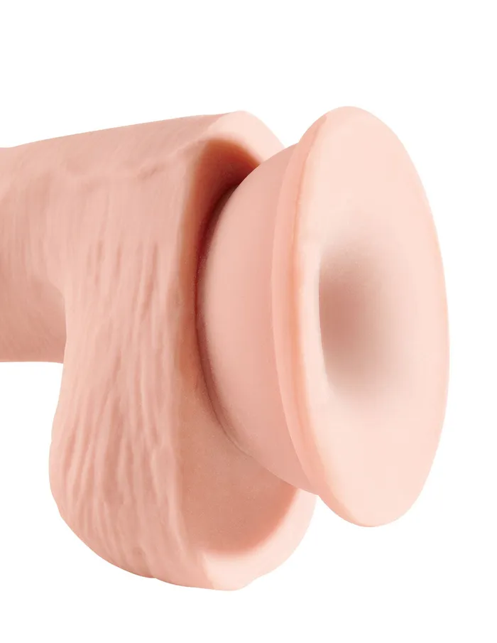 Pipedream Dildos King Cock Plus Triple Density 5 Inch Cock With Balls Flesh Pipedream Dildos King Cock Plus Triple Density 5 Inch Cock With Balls Flesh