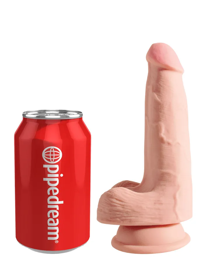 Pipedream Dildos King Cock Plus Triple Density 5 Inch Cock With Balls Flesh Pipedream Dildos King Cock Plus Triple Density 5 Inch Cock With Balls Flesh