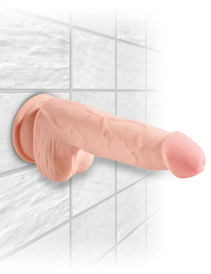 Pipedream Dildos King Cock Plus Triple Density 5 Inch Cock With Balls Flesh Pipedream Dildos King Cock Plus Triple Density 5 Inch Cock With Balls Flesh