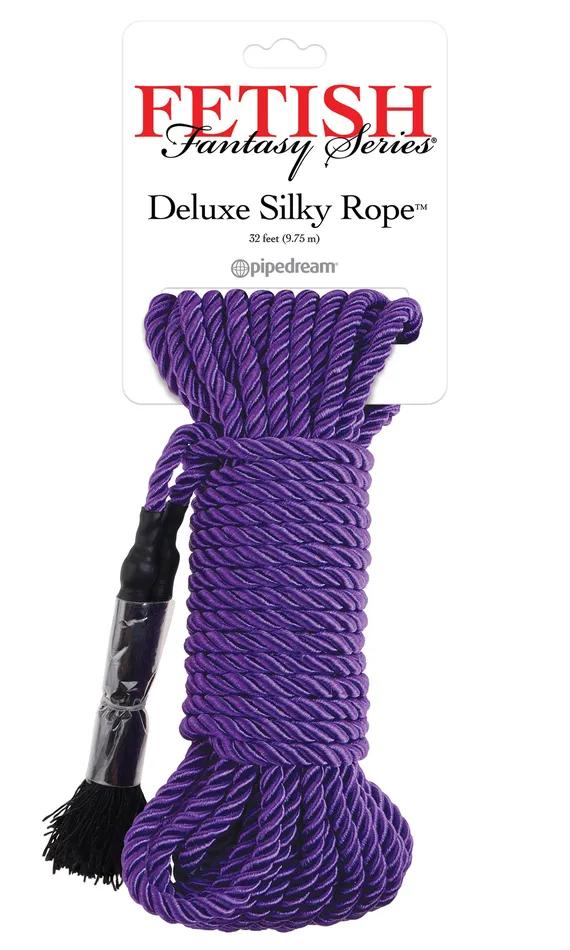 Pipedream Fetish Fantasy Series Deluxe Silky Rope Purple Couples