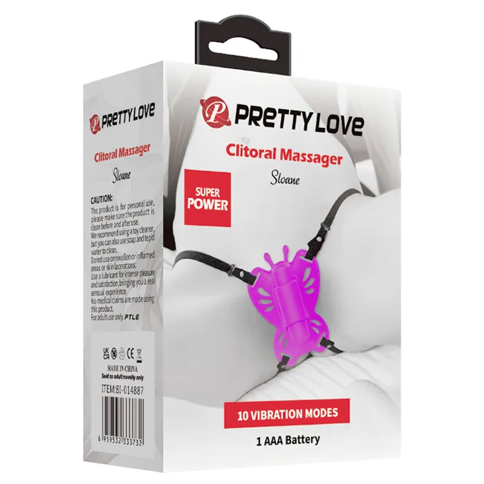 Pretty Love Vibrators Pretty Love Sloane Battery Powered Clit Stim Fuchsia