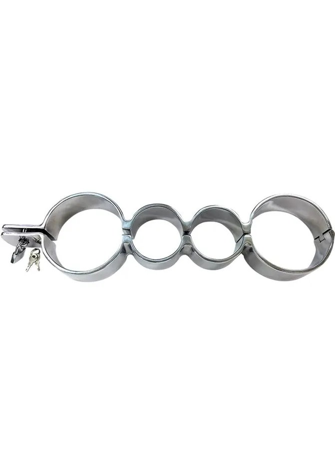 Rouge Rouge Stainless Steel Wrist and Ankle Binder Dildos