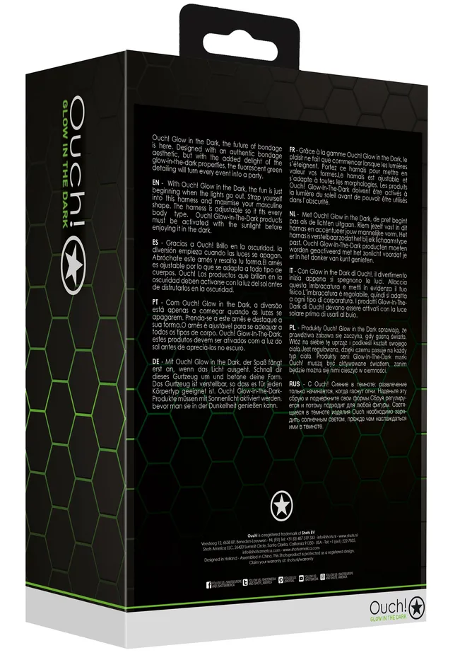 Shots Ouch Female Sex Toys Bonded Leather Buckle Harness Smallmedium Glow in the Dark Shots Ouch Female Sex Toys Bonded Leather Buckle Harness Smallmedium Glow in the Dark