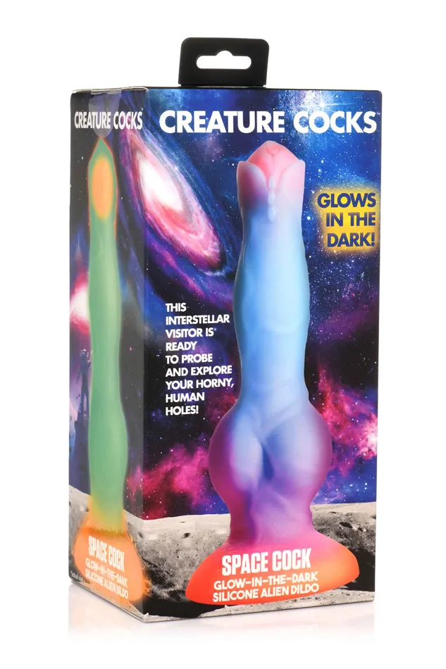 Space Cock GlowintheDark Silicone Alien Dildo XR Brands Creature Cocks Dildos Space Cock GlowintheDark Silicone Alien Dildo XR Brands Creature Cocks Dildos