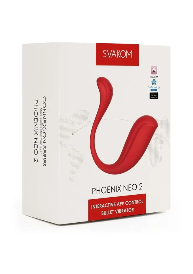 Svakom Female Sex Toys Svakom Phoenix Neo Interactive Rechargeable Silicone Vibrator with Remote Control Svakom Female Sex Toys Svakom Phoenix Neo Interactive Rechargeable Silicone Vibrator with Remote Control