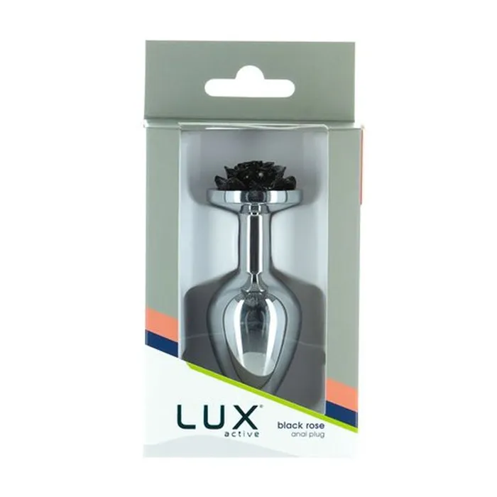 The Toolshed AU Anal Black Rose 3in Metal Butt Plug