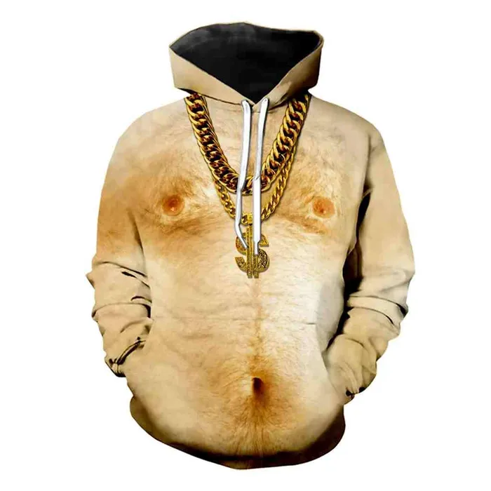 Vibrators cj Popular chest fur sweater 3D hoodie