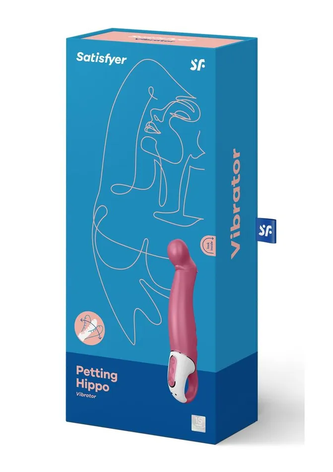 Vibrators Satisfyer Satisfyer Petting Hippo GSpot Vibrator Waterproof Vibrators Satisfyer Satisfyer Petting Hippo GSpot Vibrator Waterproof