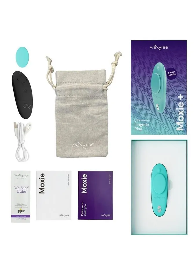 WeVibe Female Sex Toys WeVibe Moxie Wearable Rechargeable Silicone Panty Vibe Clitoral Stimulator with Remote