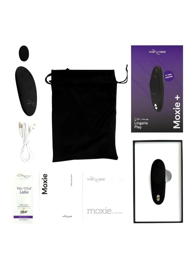 WeVibe Female Sex Toys WeVibe Moxie Wearable Rechargeable Silicone Panty Vibe Clitoral Stimulator with Remote