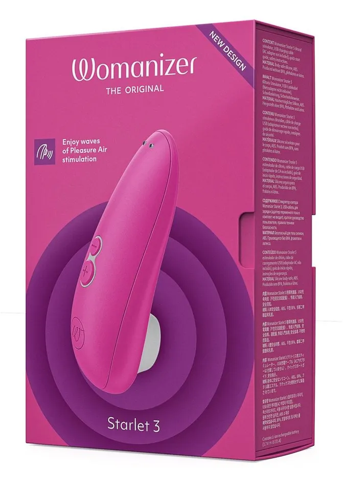 Womanizer Starlet 3 Rechargeable Silicone Clitoral Stimulator Womanizer Female Sex Toys Womanizer Starlet 3 Rechargeable Silicone Clitoral Stimulator Womanizer Female Sex Toys