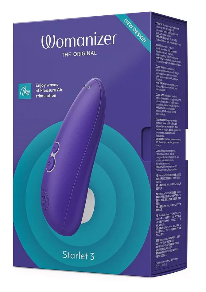 Womanizer Starlet 3 Rechargeable Silicone Clitoral Stimulator Womanizer Female Sex Toys Womanizer Starlet 3 Rechargeable Silicone Clitoral Stimulator Womanizer Female Sex Toys