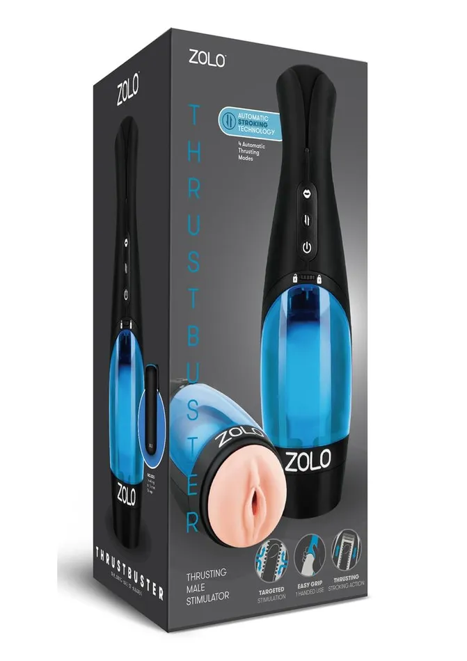 Zolo Male Sex Toys ZOLO Thrustbuster Rechargeable Vibrating Masturbator Pussy Zolo Male Sex Toys ZOLO Thrustbuster Rechargeable Vibrating Masturbator Pussy