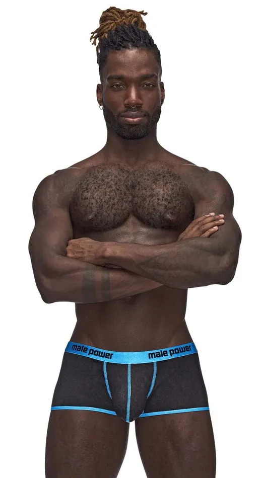 Anal Male Power Casanova Uplift Mini Shorts XL Blackblue