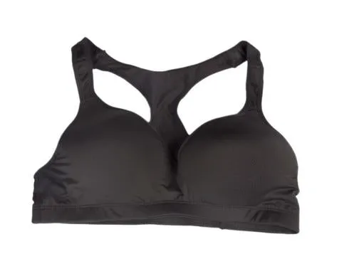Black Low Impact Mesh Racerback Sports Bra Sunset Intimates Anal