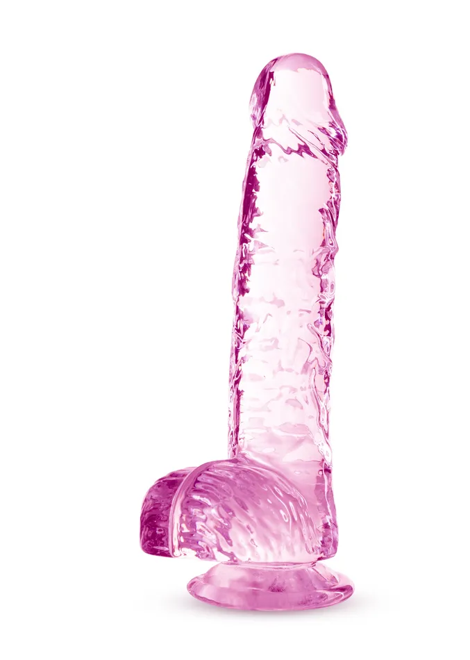 Blush Naturally Yours 6 Inch Crystalline Dildo Rose Dildos
