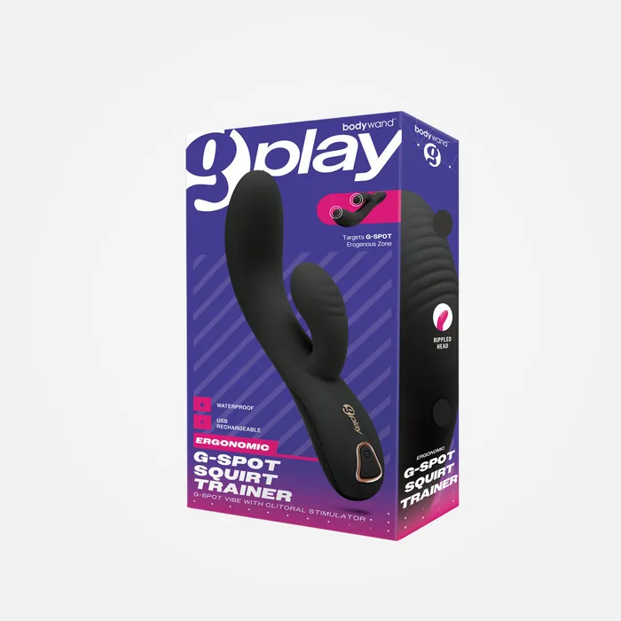 Bodywand Female Sex Toys GPlay Squirt Trainer Black Rechargeable Rabbit Vibrator Bodywand Female Sex Toys GPlay Squirt Trainer Black Rechargeable Rabbit Vibrator