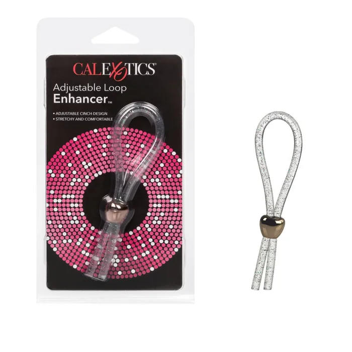CalExotics Adjustable Loop Enhancer Clear Glitter ItsForMyFriend Anal