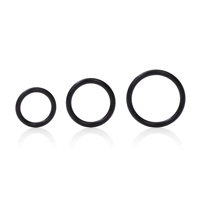 CalExotics Anal Silicone Support Rings Black