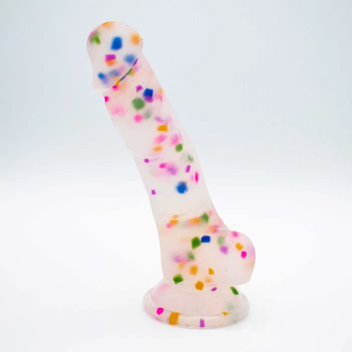 CockaPalooza Confetti Silicone Suction Dildo 2024 Holiday Sale Dildos