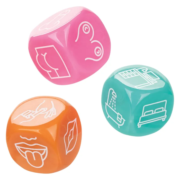 Couples CalExotics Naughty Bits Roll With It Icon Based Sex Dice Game