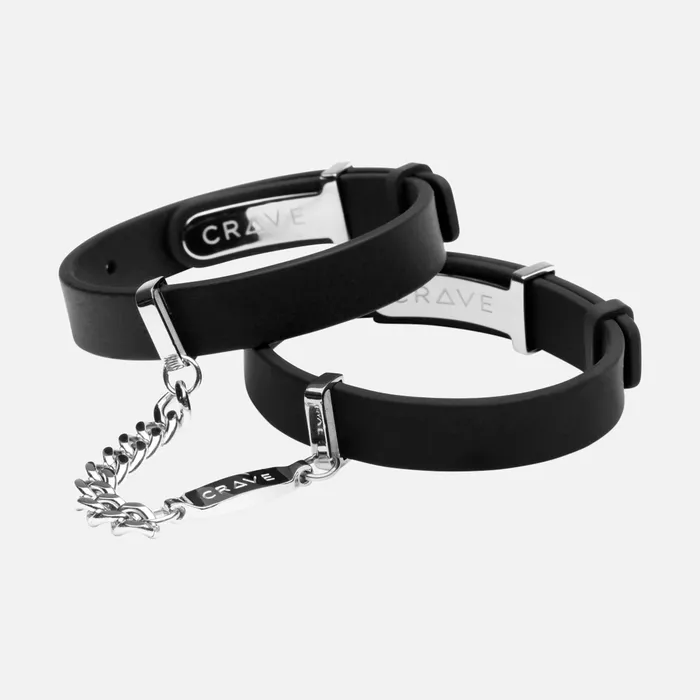 CRAVE Anal ID HandCuffs BlackSilver