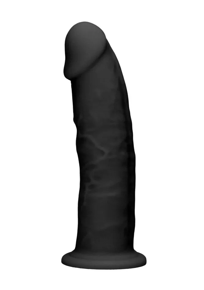 Dildos ItsForMyFriend Real Rock Silicone Dildo Without Balls 75 Black