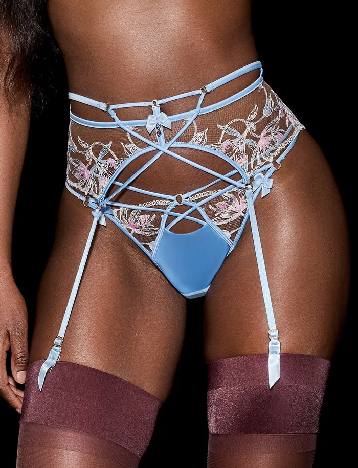 Evangeline Garter Belt Honey Birdette Vibrators