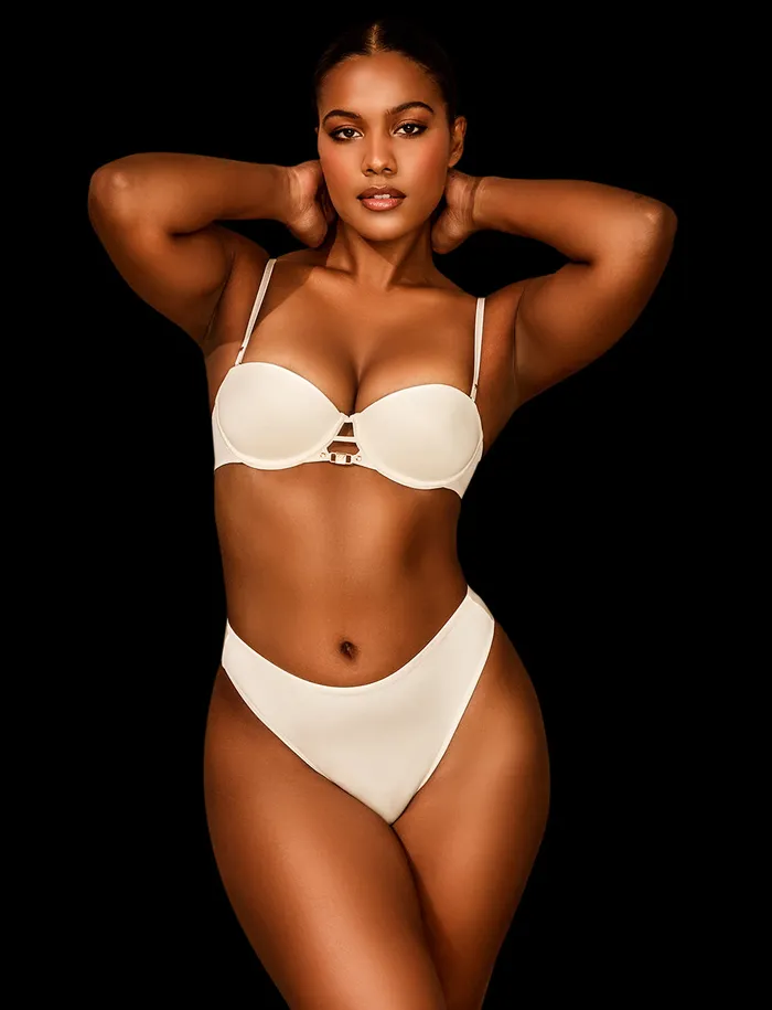 Everyday Smooths Ivory High Waist Panty Honey Birdette Female Sex Toys