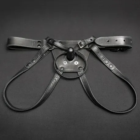 Female Sex Toys Mister S Leather Pegging Harness VacULock