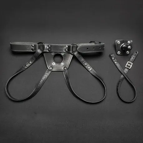 Female Sex Toys Mister S Leather Pegging Harness VacULock