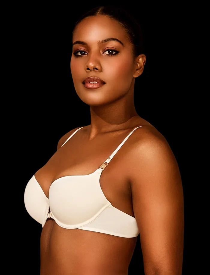 Honey Birdette Everyday Smooths Ivory Push Up Bra Vibrators
