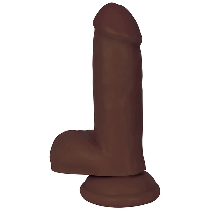 Jock Female Sex Toys JOCK 6 Dildo with Balls Chocolate
