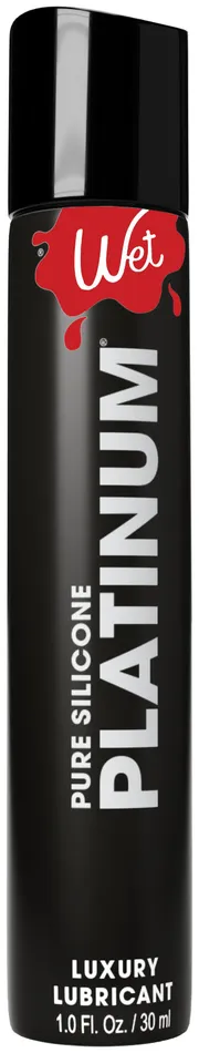 Lubricants Wet Wet Platinum Luxury Silicone Based Lubricant 1 Oz